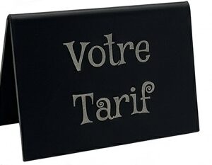 Affichage de Prix Personnalisable